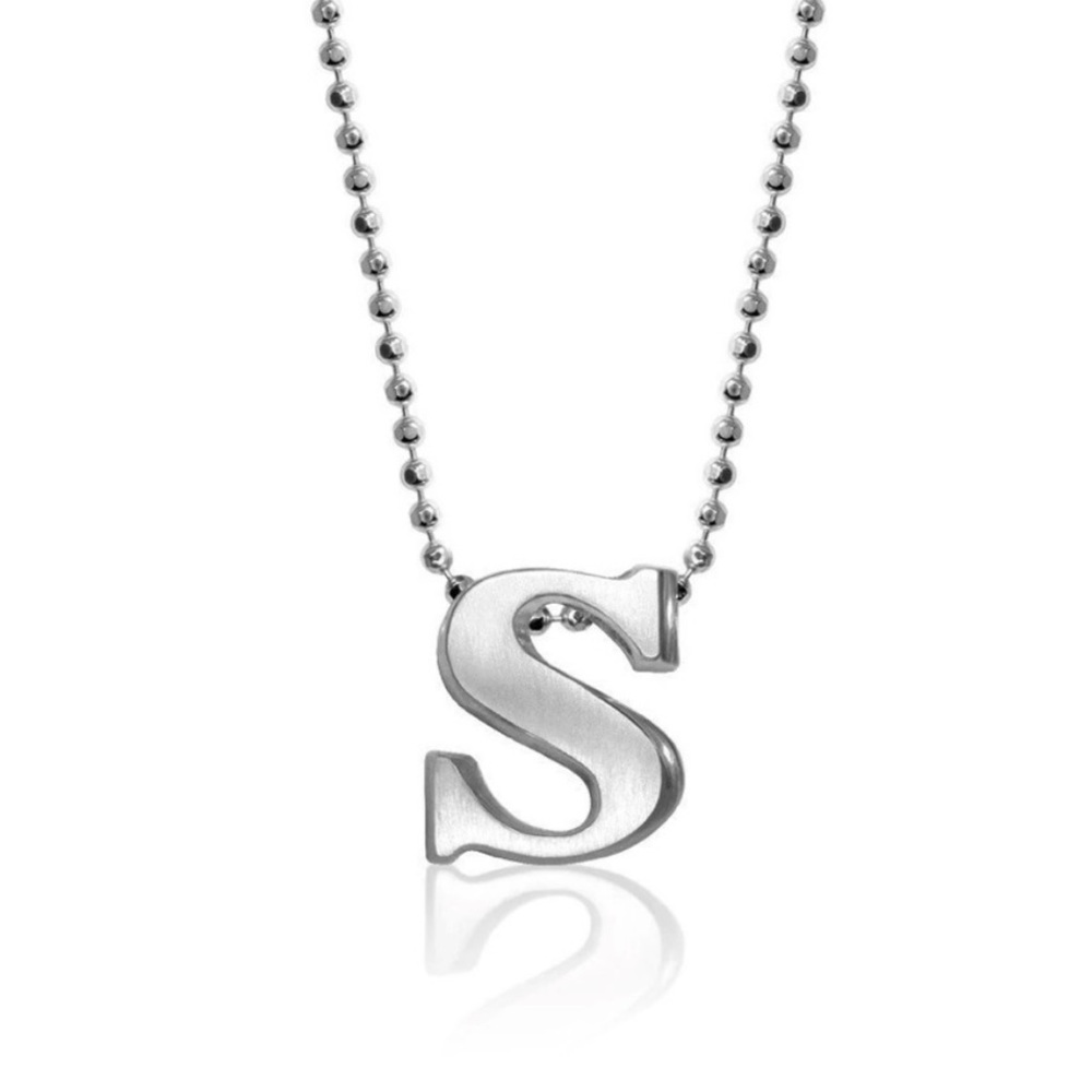 Alex Woo letter “s” necklace
